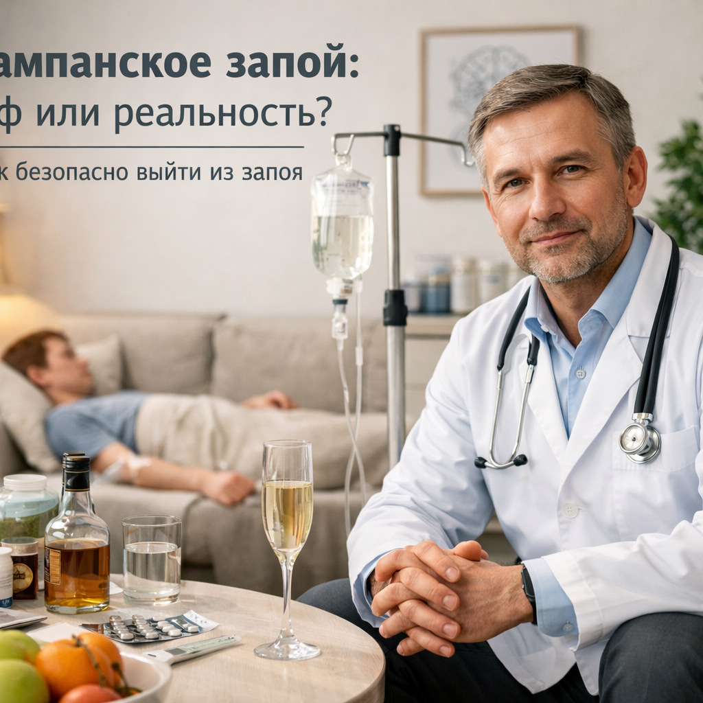 Запой от шампанского: миф или реальность? Как безопасно выйти
