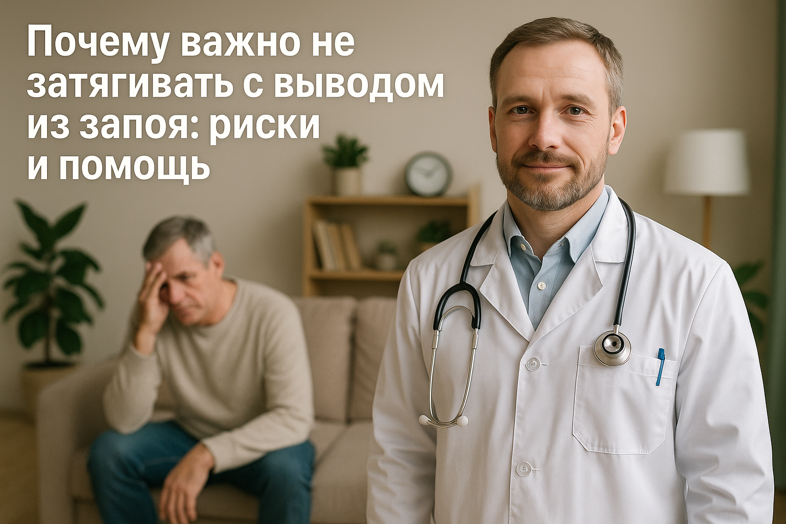 Почему важно не откладывать вывод из запоя: риски и помощь